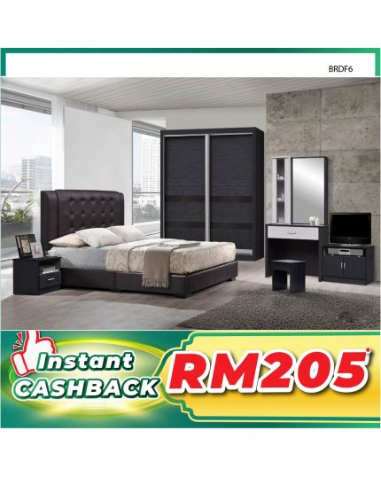 King Size Bedroom Set without Mattress (BRDF6)