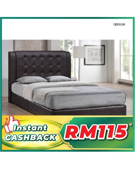 Queen Size Bed with Mattress (QBD02M)