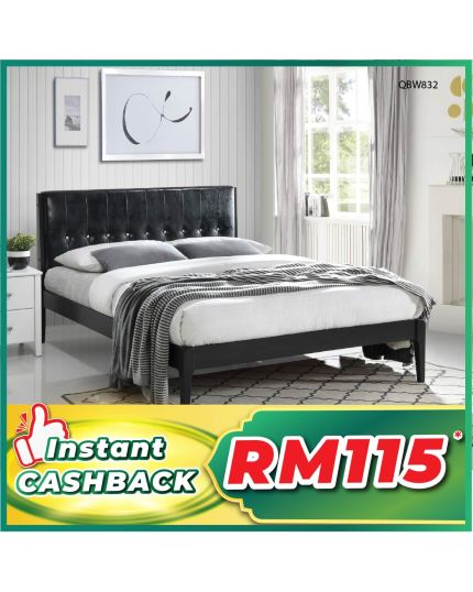 Queen Size Bed without Mattress (QBW832)