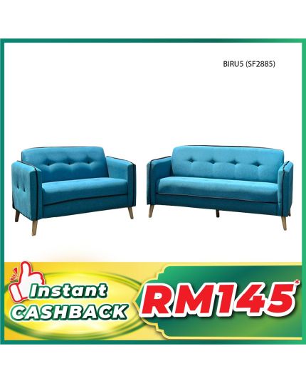 FULL FABRIC SOFA - BIRU5 (SF2885)