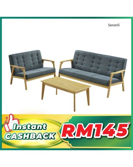 WOODEN LOUNGE - SERUNI5 (SFW55215)