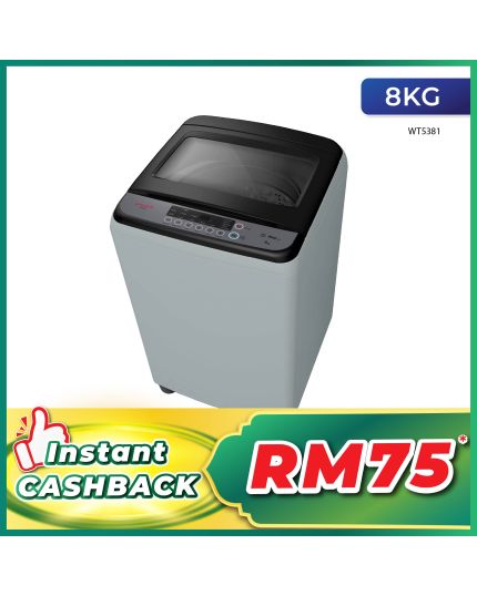 8.0Kg FULLY AUTOMATIC WASHING MACHINE (WT5381)