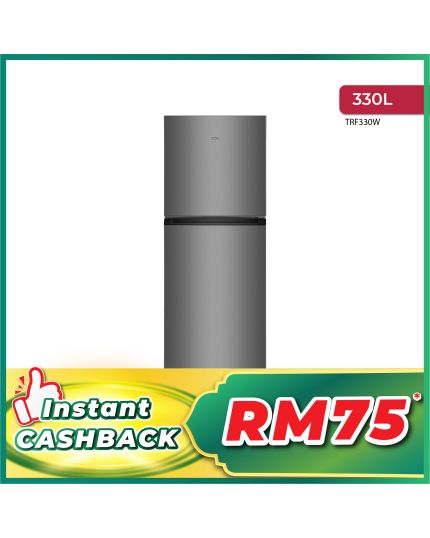  TCL 330Lit 2 Door top Mount Refrigerator(TRF330W)