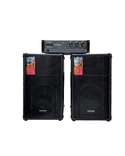 SINGER AMPLIFIER SPEAKER (AS350) comes with 2 units of Speaker 