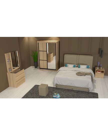 Bedroom Set with Mattress (BRN58H)