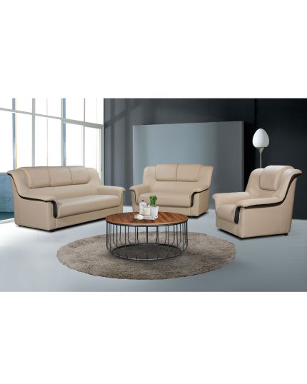 Casa Leather Sofa Set - MUNICH5T