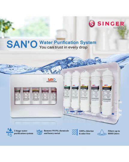 SAN’O 5-Stage UF Membrane Hydrogen-Rich Water Purification System (HA28)
