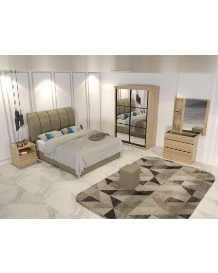 Bedroom Set with Mattress (BRN10H)