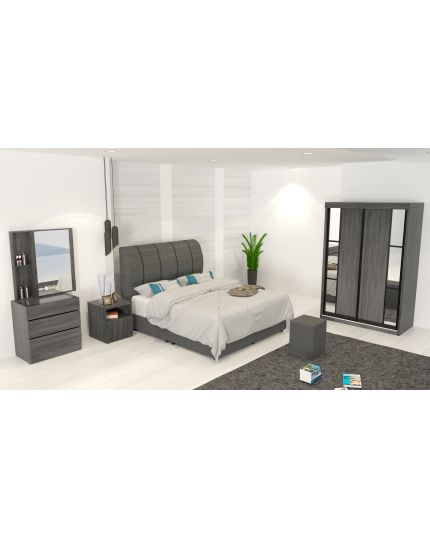 Bedroom Set with Mattress (BRN50A)
