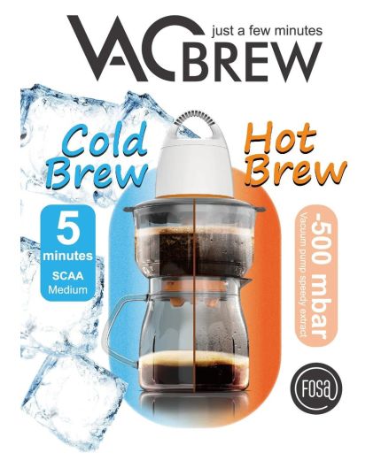 Vacbrew Cold Brew M/C+4 Setting Timer Func Pump (VC30000)