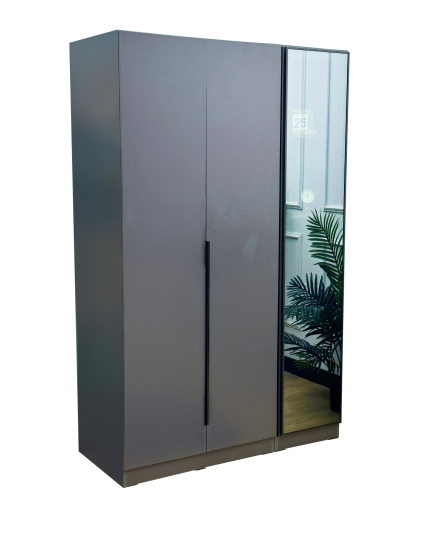 4' X 6' Swing Door Wardrobe with Translucent Mirror (WDG35)