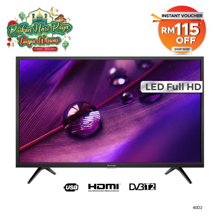 40" LED FULL HD TV (40D2)