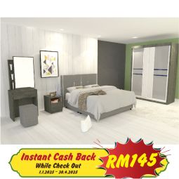 Divan Queen size Bedroom Set with Mattress (BRD01M)