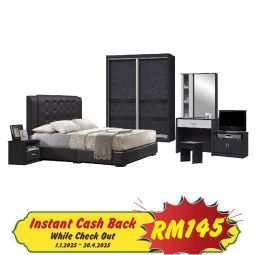 King Size Bedroom Set without Mattress (BRDF6)