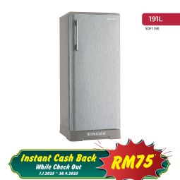 194L SINGLE DOOR DIRECT COOL REFRIGERATOR (SDF1190)
