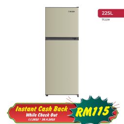 225L 2 DOORS FROST FREE REFRIGERATOR (TF2239)