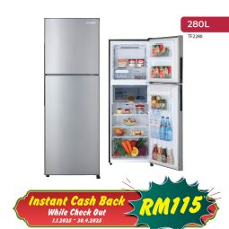 280L 2 DOORS FROST FREE REFRIGERATOR (TF2280)