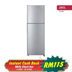 280L 2 DOORS FROST FREE REFRIGERATOR (TF2280)