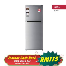 314L 2 DOORS FROST FREE REFRIGERATOR (TF2320)