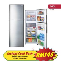 360L 2 DOORS INVERTER FROST FREE REFRIGERATOR (TF2360)