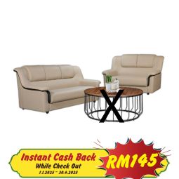 Casa Leather Sofa Set - MUNICH5