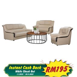 Casa Leather Sofa Set - MUNICHT