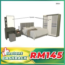Divan Queen size Bedroom Set without Mattress (BRD01)