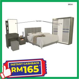 Divan Queen size Bedroom Set without Mattress (BRD01)