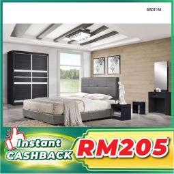 Bedroom Set with Mattress (BRDF1M)