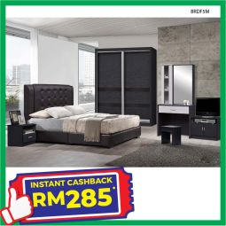 Bedroom Set with Mattress (BRDF5M)