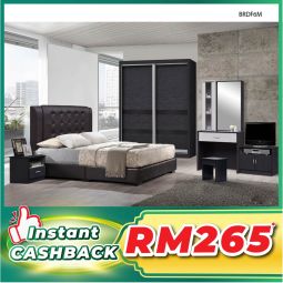 King Size Bedroom Set + Mattress (BRDF6M)