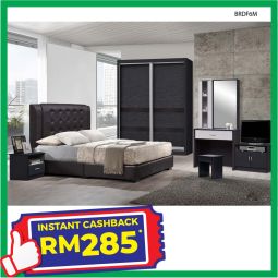 King Size Bedroom Set + Mattress (BRDF6M)