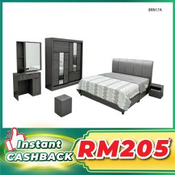 Bedroom Set with Mattress (BRN17A)