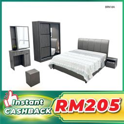 Bedroom Set with Mattress (BRN18A)
