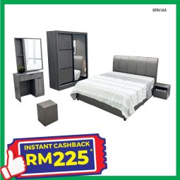 Bedroom Set with Mattress (BRN18A)