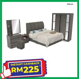 Bedroom Set with Mattress (BRN50A)