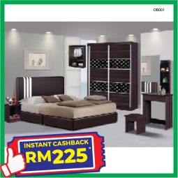 Divan Queen Size Bedroom Set with Mattress (OB001)