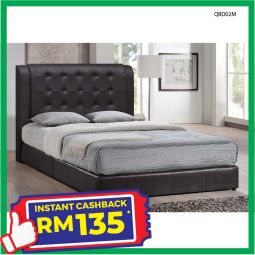 Queen Size Bed with Mattress (QBD02M)
