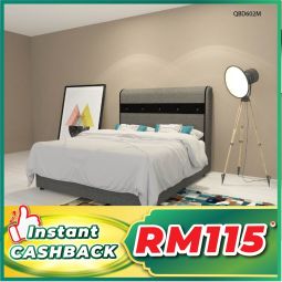 Divan Queen Size Bed with Mattress (QBD602M)