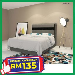 Divan Queen Size Bed with Mattress (QBD602M)