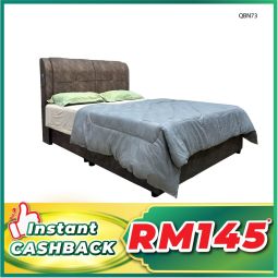 Queen Size Bed with Mattress (QBN73)