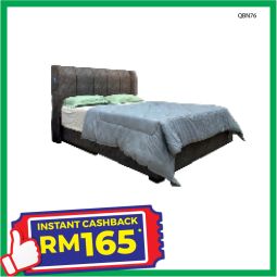Queen Size Bed with Mattress (QBN76)