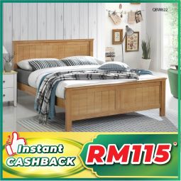 Queen Size Bed without Mattress (QBW822)