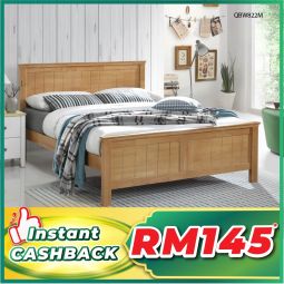 Queen Size Bed with Mattress (QBW822M)