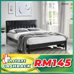 Queen Size Bed with Mattress (QBW832M)