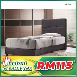 Single Size Bed with Mattress (SBD01M)