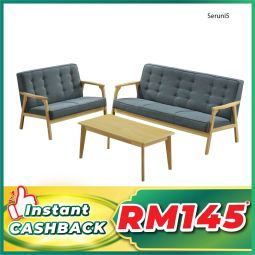WOODEN LOUNGE - SERUNI5 (SFW55215)