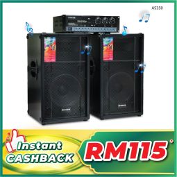 SINGER AMPLIFIER SPEAKER (AS350) comes with 2 units of Speaker 