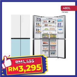 [PROMO] 480 Lit. 4 Door Inverter Refrigerator FDF480G