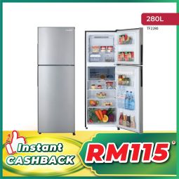 280L 2 DOORS FROST FREE REFRIGERATOR (TF2280)